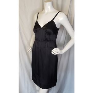 NWT J. Crew Serenade Silk Dress in Black